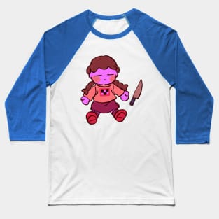 madotsuki plush doll with knife (pink ver.) Baseball T-Shirt